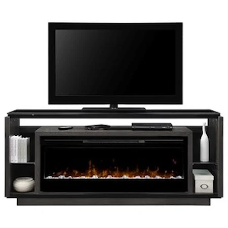 74" Electric Fireplace and T.V. Stand
